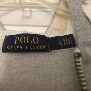 Ralph Lauren polo gray hoodie